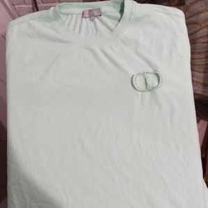 Dior Men's t shirt color teal size XL